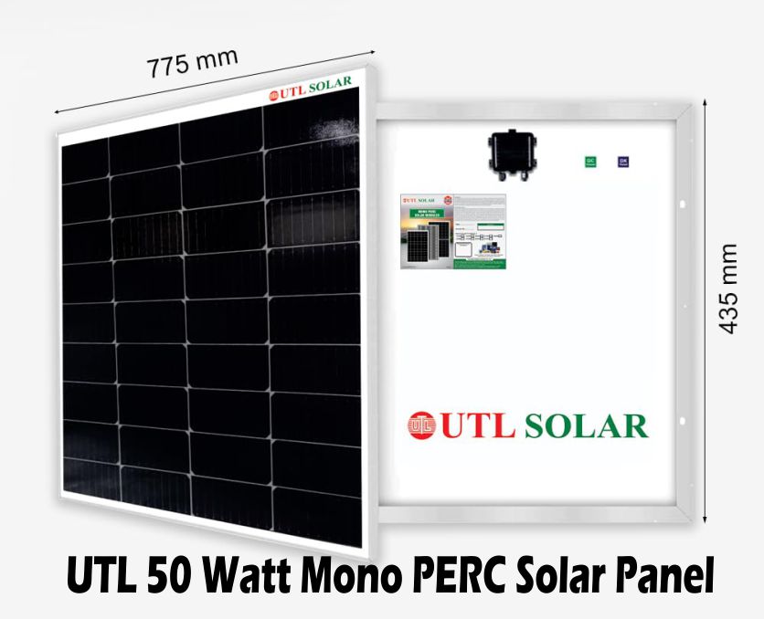 UTL 50 Watt Mono PERC Solar Panel